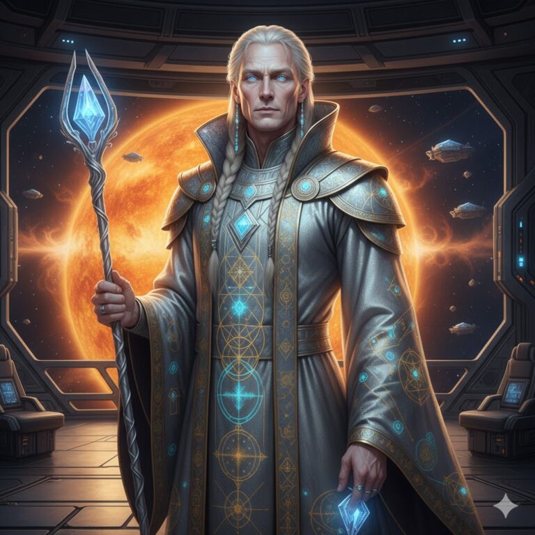 The Aldebarans Noble Lyran Caucasian extraterrestrial from Alpha Tauri.