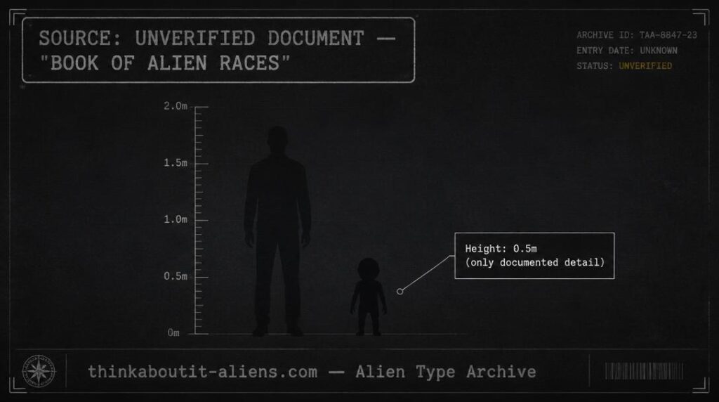 Minimal archive silhouette card for the Dorsay, marked as sourced from an unverified internet document with only height documented