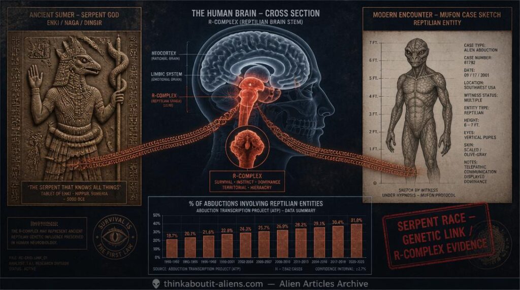 The Reptilians: Humanity's Historical Link to the Serpent Race — Joe Lewels, MUFON Statistics, the R-Complex & Hybrid Offspring