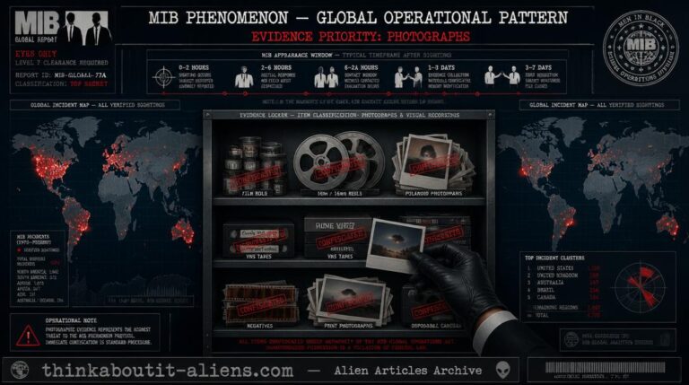 The Men in Black Phenomenon: Global MIB Pattern, Evidence Confiscation Priority & the Psychological Warfare Model