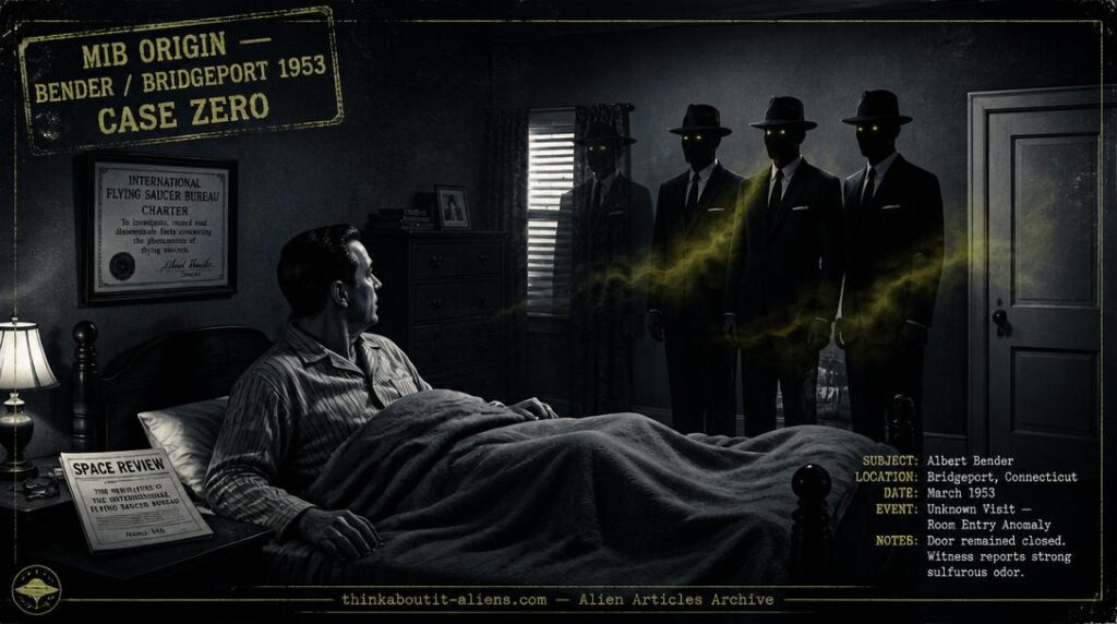 The Men in Black of Legend: Albert K. Bender, the IFSB Shutdown & the Birth of the Silencer Archetype