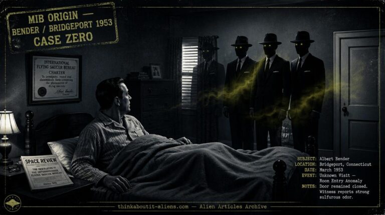 The Men in Black of Legend: Albert K. Bender, the IFSB Shutdown & the Birth of the Silencer Archetype