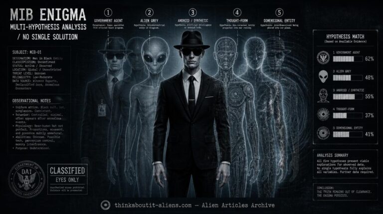 The MIB Enigma: Inside the Men in Black — Unified Analysis, the Uncanny Valley Signature & the Multi-Hypothesis Framework