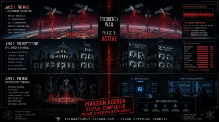 The Reptilian-Draconian Invasion Agenda: The Silent War — Underground Bases, Shape-Shifters & the AI Frequency Endgame