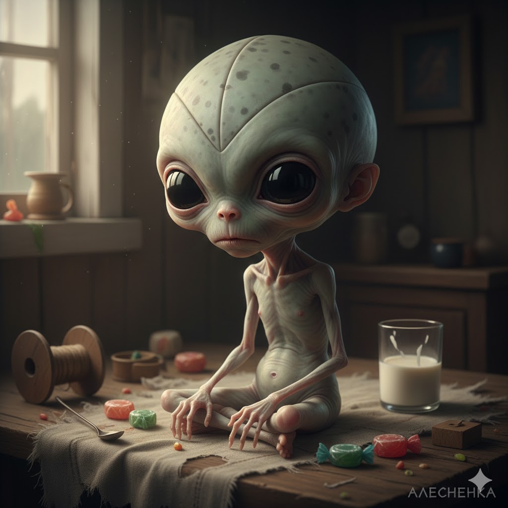 Aleshenka (The Kyshtym Dwarf) - A reconstruction of the Ural Visitor found in Russia