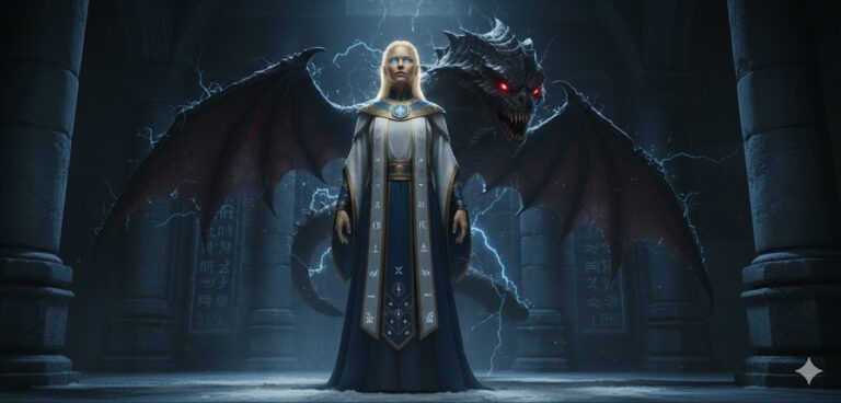 Luciferian 'Shining One' revealing a demonic reptilian shadow - Interdimensional Archon.