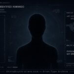 Dossier-style illustration of the X5-Tykut, a featureless silhouette representing an alien type whose appearance is not specified in the source