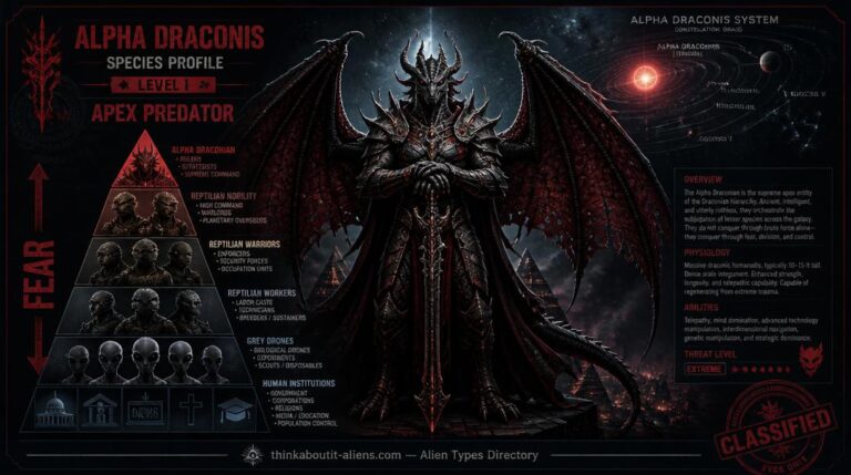 The Race from Alpha Draconis: Origins, Service-to-Self Philosophy & the Universe's Oldest Reptilian Predator Civilization